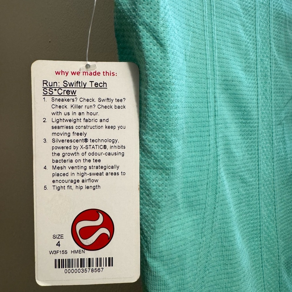 Lululemon Swift Tech crew neck workout shirt